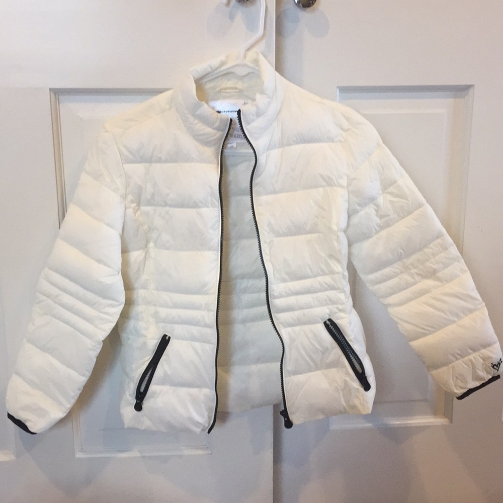 White Justice light coat